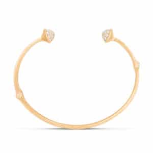 OLE LYNGGAARD ARMRING NATURE MED PAVÉ
