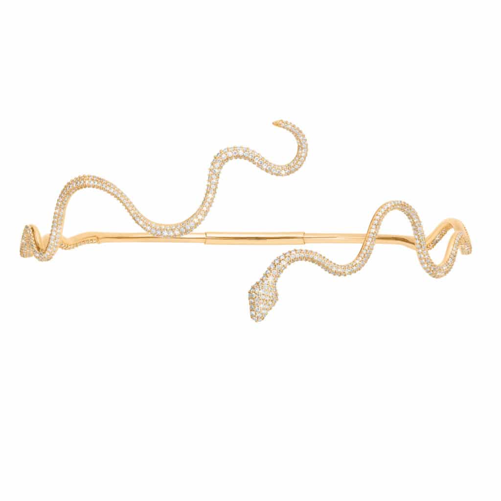 OLE LYNGGAARD HALSRING SNAKES SPECIAL PIECE PAVÉ