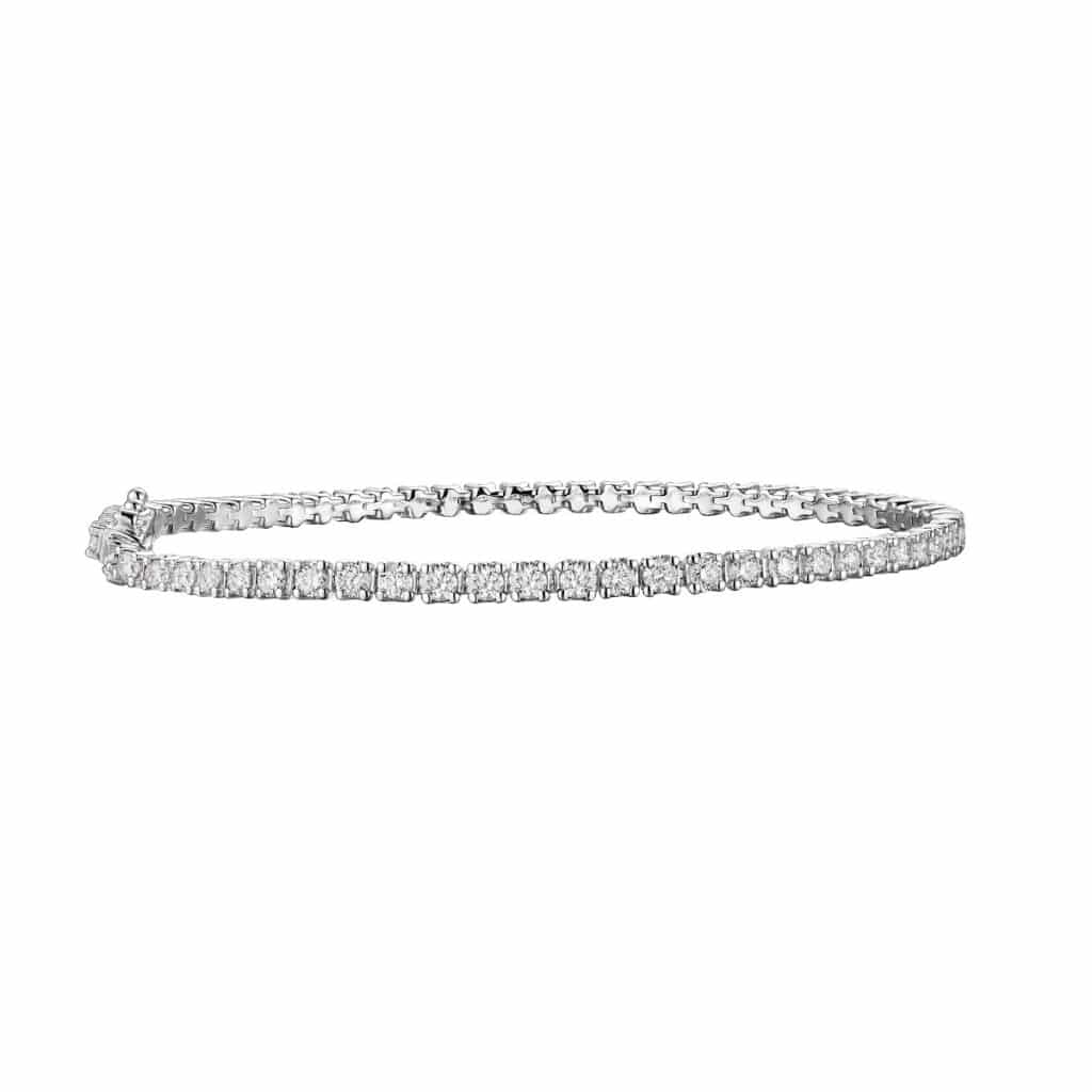 TENNISARMBÅND HVITTGULL 2,94CT
