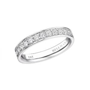DIAMANTRING HELLMAN HVITTGULL 0,50CT