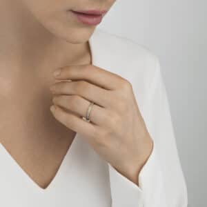GEORG JENSEN RING MAGIC GULTGULL MED DIAMANTER