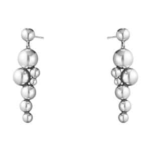 GEORG JENSEN ØREDOBBER MED HENG MOONLIGHT GRAPES SØLV SMÅ