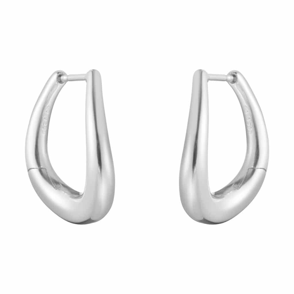 GEORG JENSEN ØRERINGER OFFSPRING SØLV MEDIUM