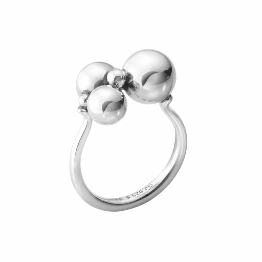 GEORG JENSEN RING MOONLIGHT GRAPES SØLV LITEN