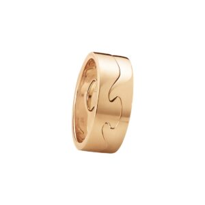 GEORG JENSEN RING FUSION ROSEGULL 2 DELER
