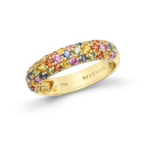 SAFIR RING RAINBOW GULTGULL