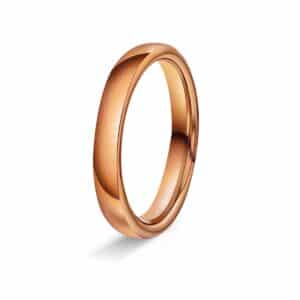 GIFTERING HELLMAN ROSEGULL 3MM OVAL