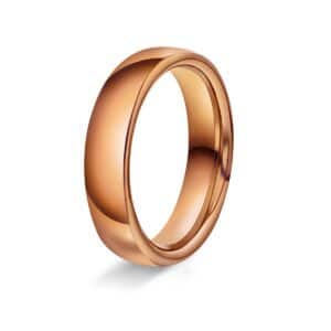 GIFTERING HELLMAN ROSEGULL 5MM OVAL