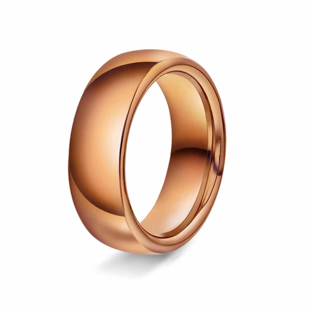 GIFTERING HELLMAN ROSEGULL 7MM OVAL