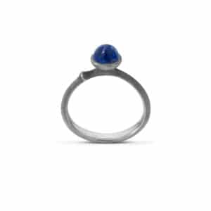 OLE LYNGGAARD RING LOTUS MINI LAPIS LAZULI SØLV