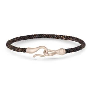 OLE LYNGGAARD ARMBÅND LIFE HERRE MAROON HVITTGULL