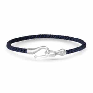 OLE LYNGGAARD ARMBÅND LIFE HERRE MIDNIGHT SØLV