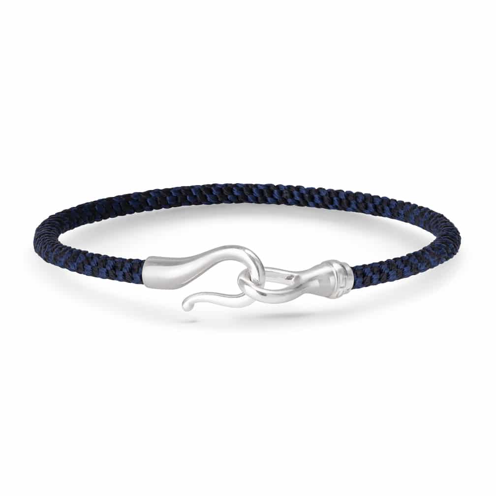 OLE LYNGGAARD ARMBÅND LIFE HERRE MIDNIGHT SØLV