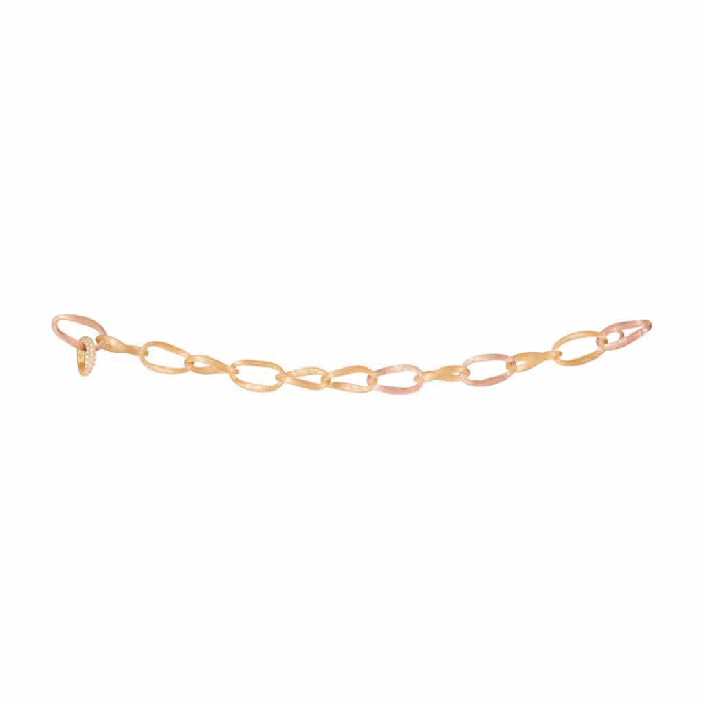 OLE LYNGGAARD ARMBÅND LOVE BRACELET MEDIUM MED PAVÉ CHARM