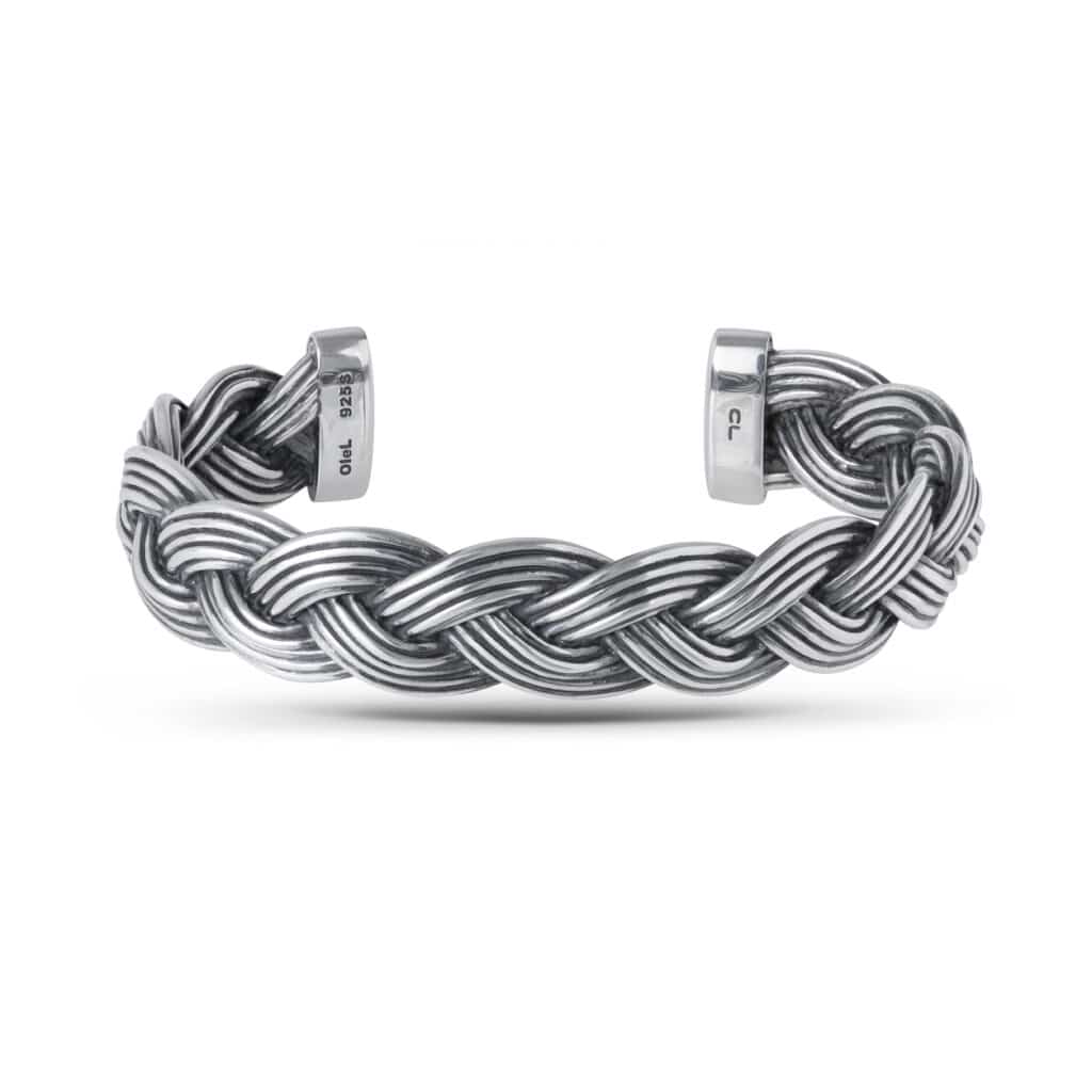 OLE LYNGGAARD ARMBÅND MICHEL BRED SØLV