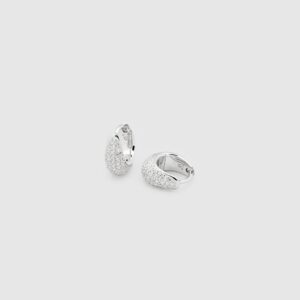 TOM WOOD ØREDOBBER ICE HOOPS SMALL PAVE