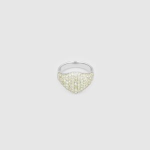 TOM WOOD RING MINI OVAL COCKTAIL GREEN