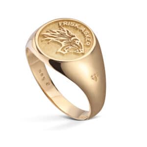 SIGNET RING FRISK ASKER GULTGULL
