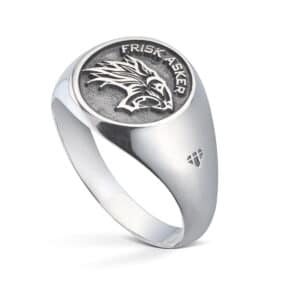 SIGNET RING FRISK ASKER SØLV