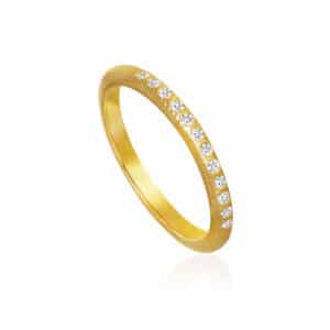 DULONG RING CURVE MED DIAMANTER 2MM