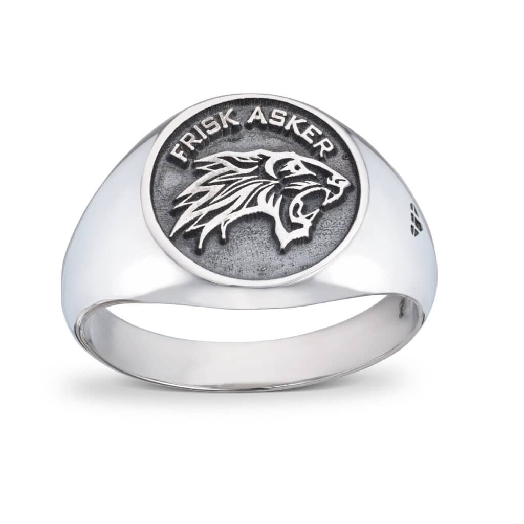 SIGNET RING FRISK ASKER SØLV