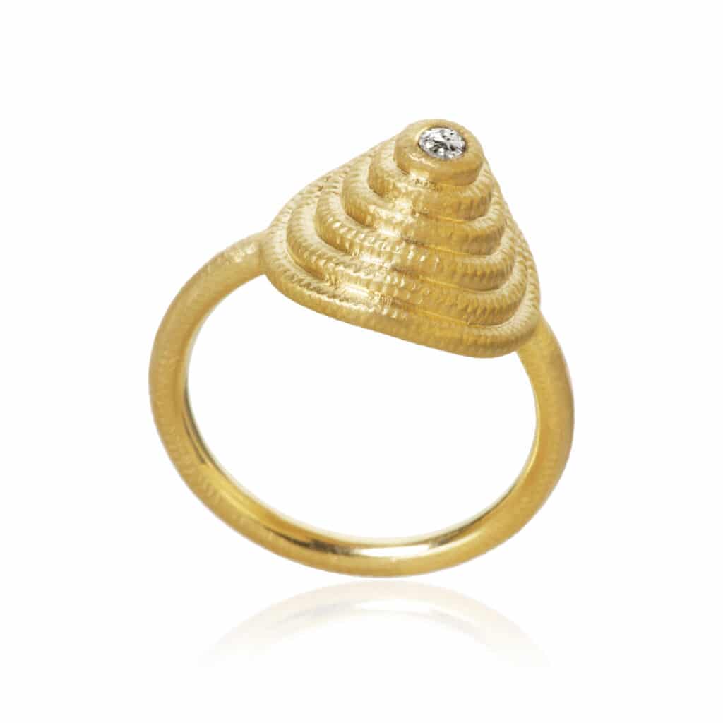 DULONG RING THERA TWIST MED DIAMANT