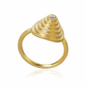 DULONG RING THERA TWIST MED DIAMANT
