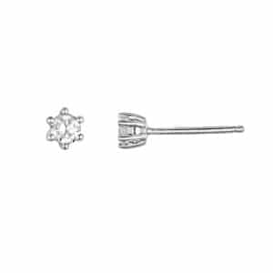 ENSTENSØREDOBBER HVITTGULL DIAMANT 0.20CT TW.SI