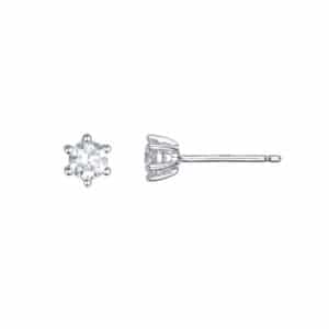 ENSTENSØREDOBBER HVITTGULL DIAMANT 0.40CT TW.SI