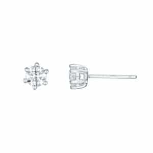 ENSTENSØREDOBBER HVITTGULL DIAMANT 0.60CT TW.SI