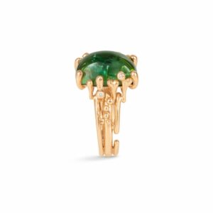 OLE LYNGGAARD RING BOHO MELLOM TURMALIN