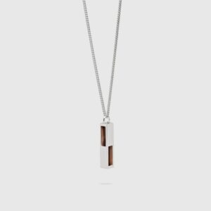 TOM WOOD SMYKKE CUBE PENDANT TIGER ØYE