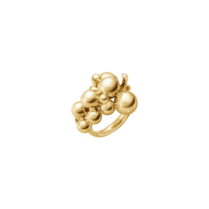 GEORG JENSEN RING MOONLIGHT GRAPES RING GULTGULL