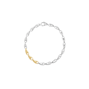 GEORG JENSEN ARMBÅND REFLECT SMALL SØLV OG GULL