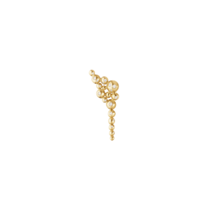 GEORG JENSEN ØREDOBBER MED HENG MOONLIGHT GRAPES GULTGULL OG DIAMANTER