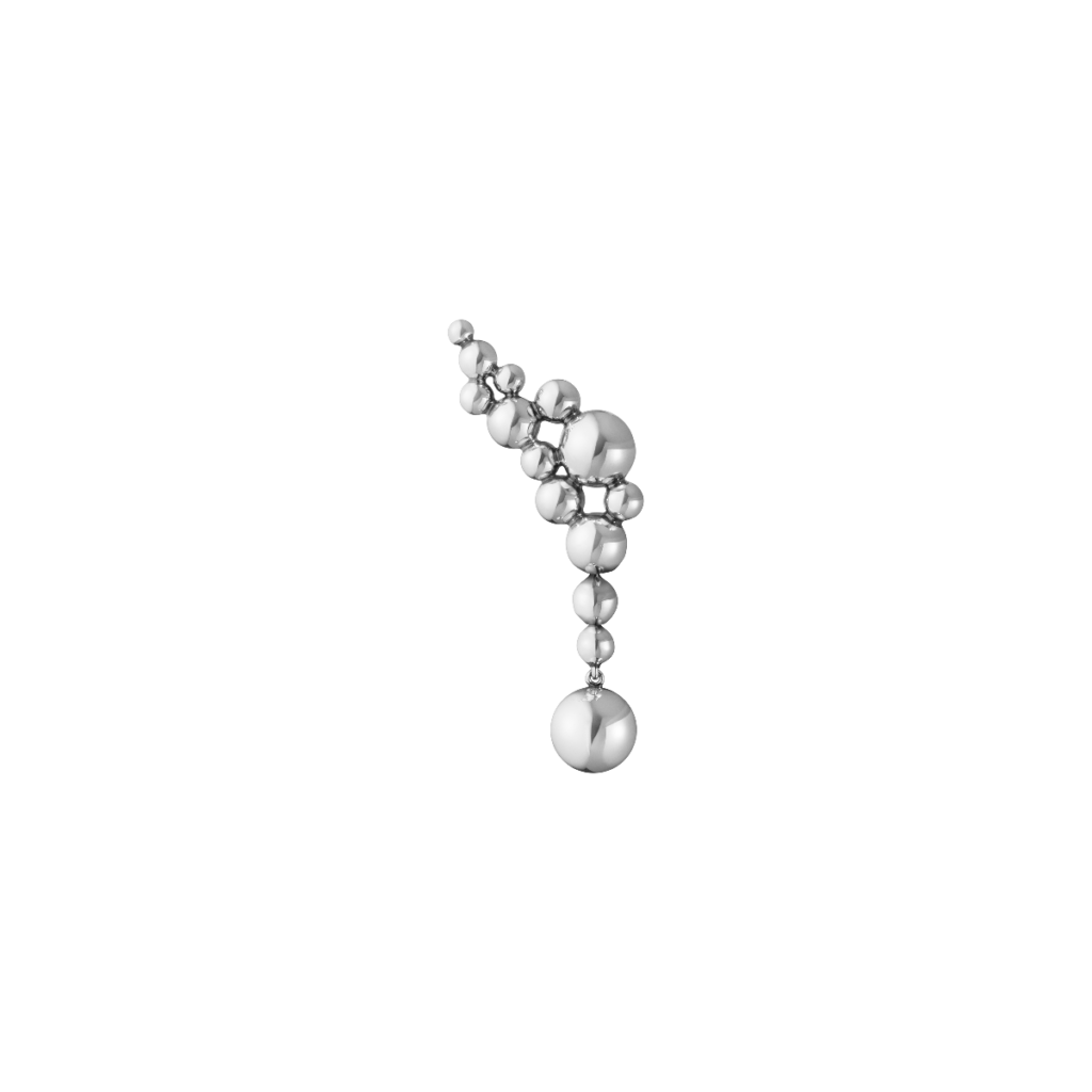 GEORG JENSEN ØREDOBBER MED HENG MOONLIGHT GRAPES SØLV