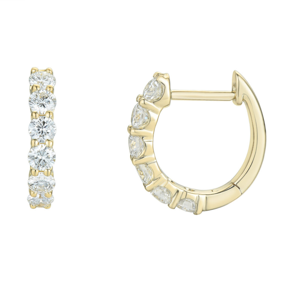 DIAMANT ØRERINGER POP 0,87CT