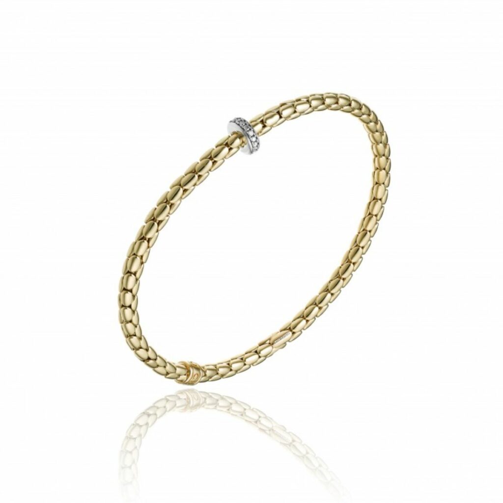CHIMENTO ARMBÅND STRETCH MED EN DIAMANTRING