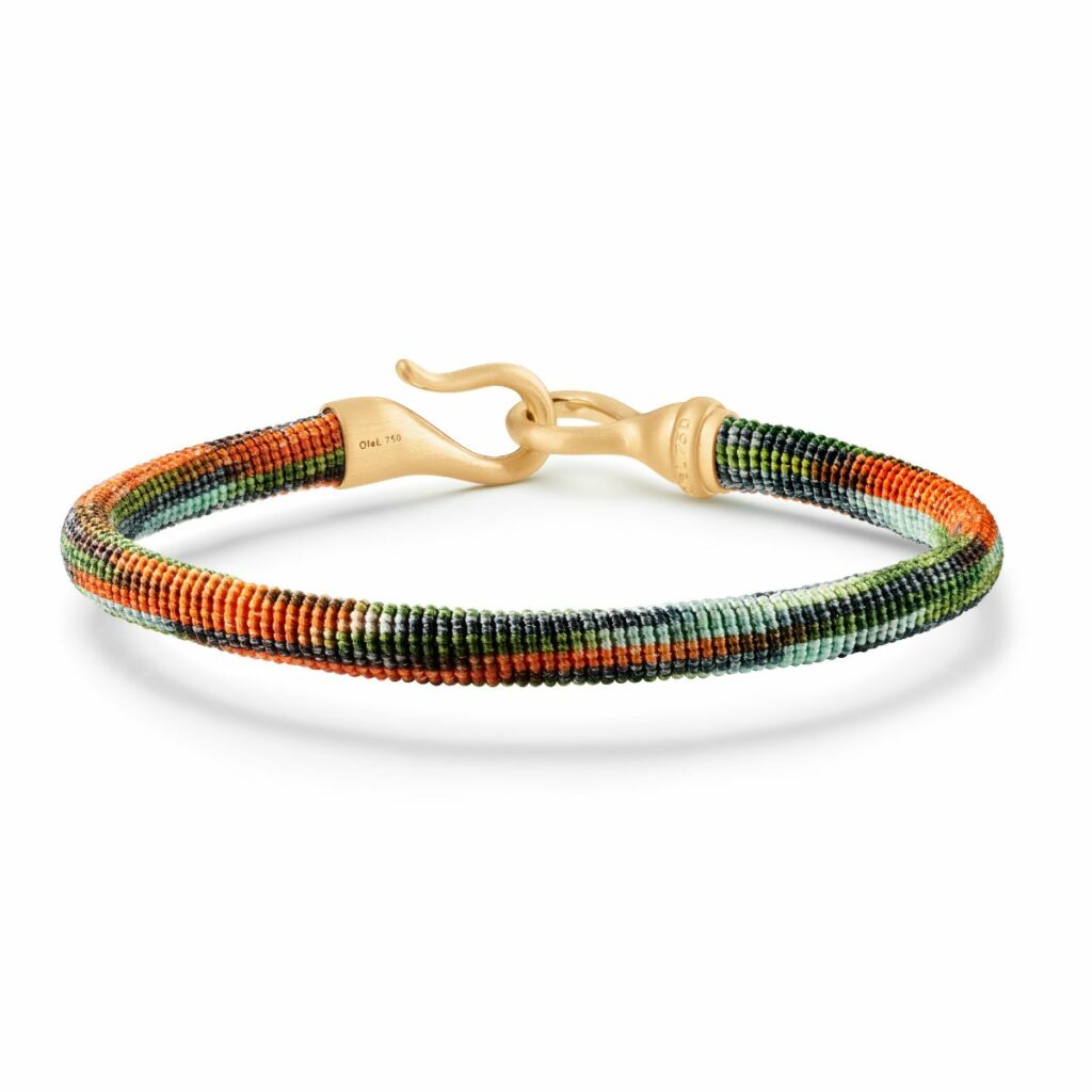 OLE LYNGGAARD ARMBÅND LIFE TROPIC 6MM GULTGULL