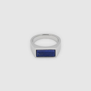 TOM WOOD RING PEAKY BLUE LAPIS