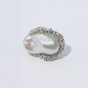 PEARL OCTOPUSS.Y DIAMOND BAROQUE RING