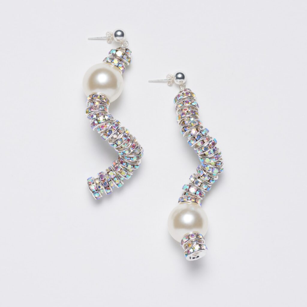 PEARL OCTOPUSS.Y ØREDOBBER DIAMOND SNAKE