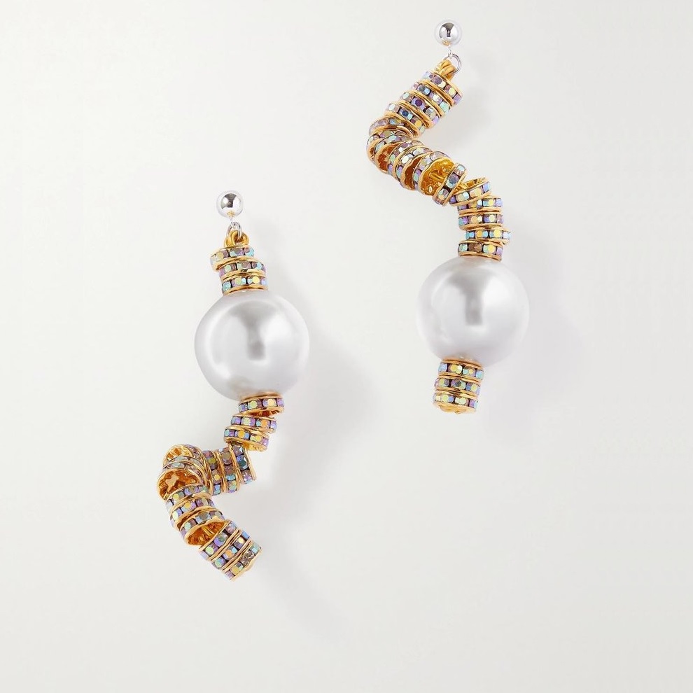 PEARL OCTOPUSS.Y ØREDOBBER DIAMOND SNAKE