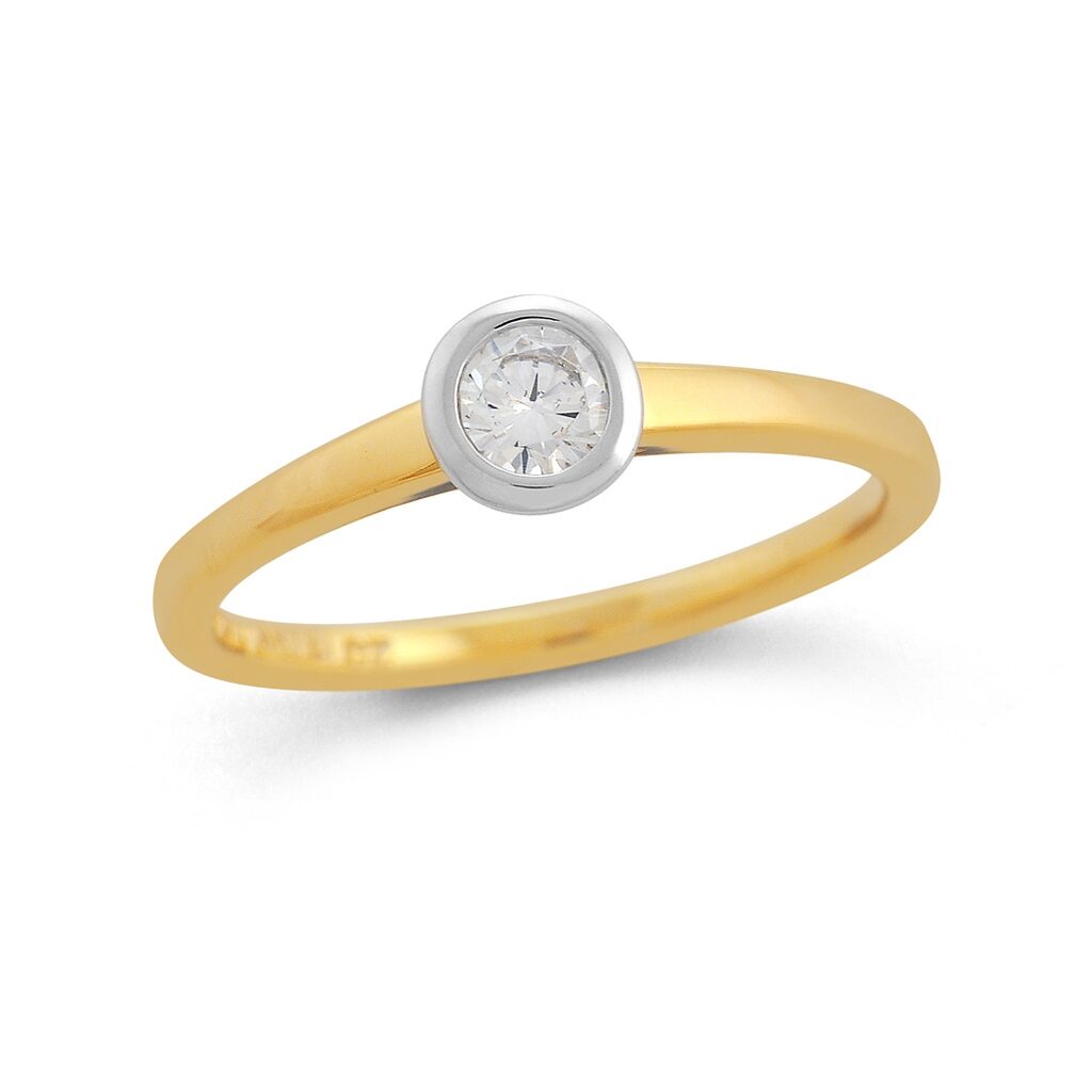 DIAMANTARING HELLMAN BEZEL 0,23CT