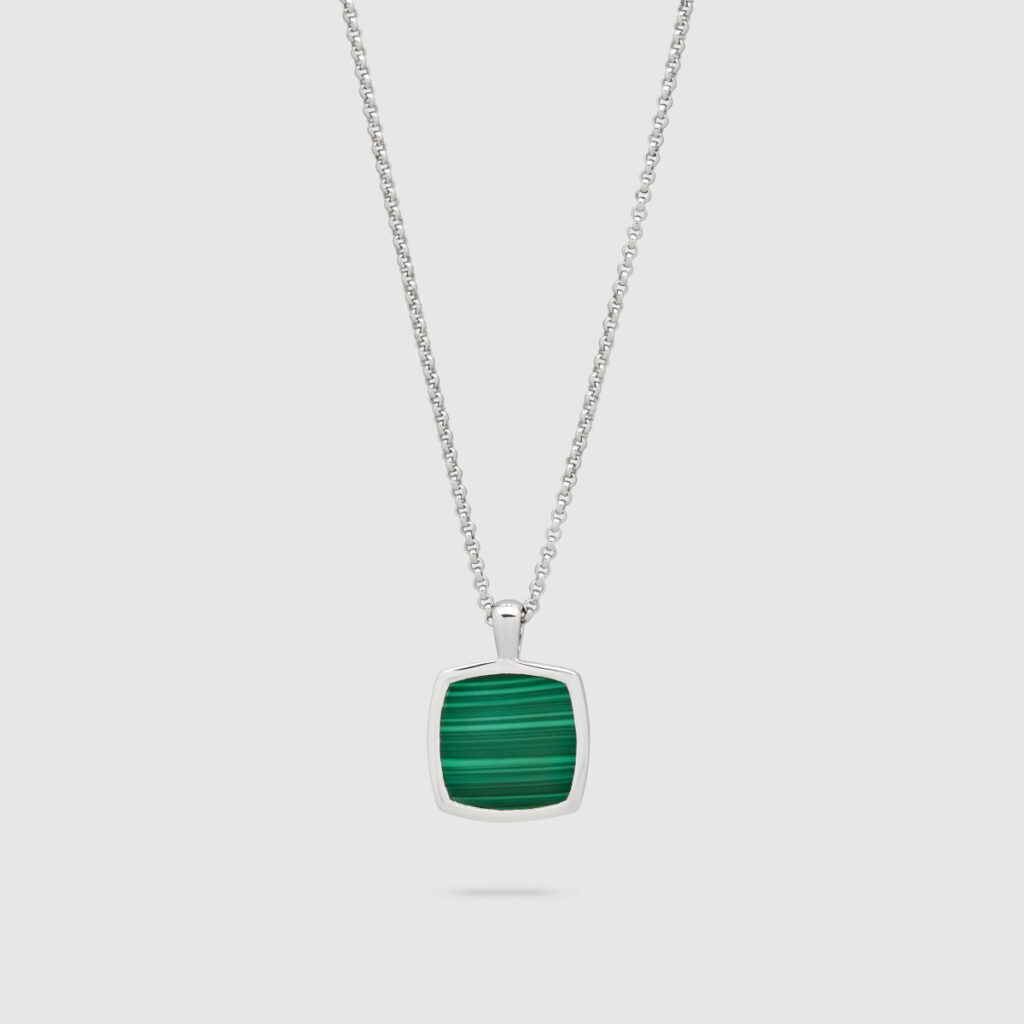 TOM WOOD HALSKJEDE CUSHION MALACHITE
