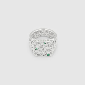 TOM WOOD RING MESH FERN GREEN