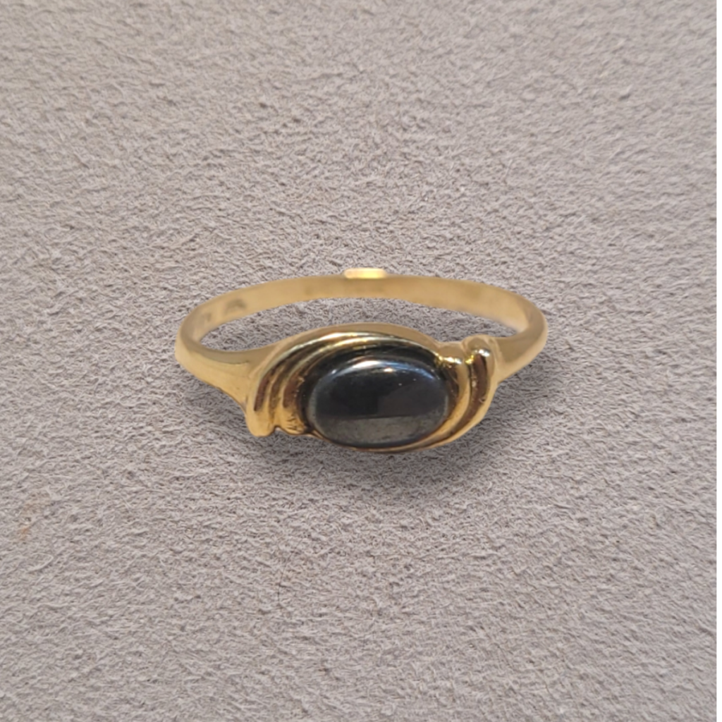 HELLMAN VINTAGE RING MED HEMATITT