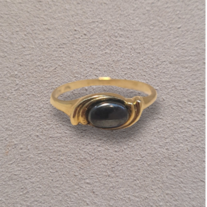 HELLMAN VINTAGE RING MED HEMATITT