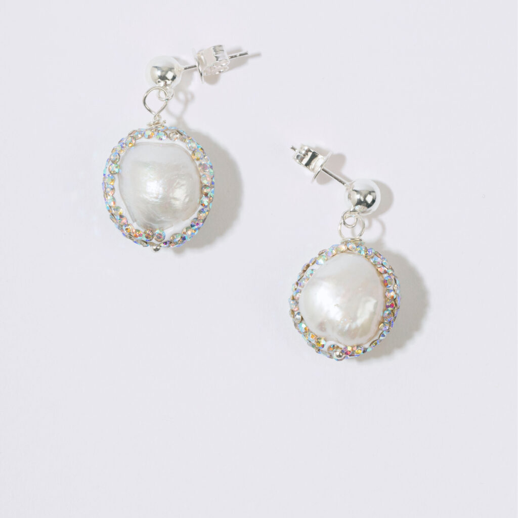 PEARL OCTOPUSS.Y ØREDOBBER DIAMOND PEARL DROP