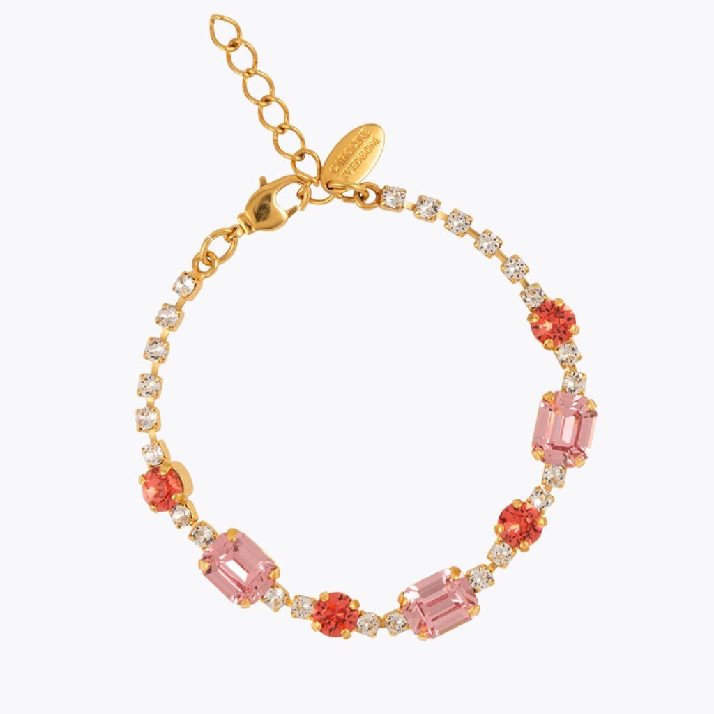 CAROLINE SVEDBOM ARMBÅND CORINNA GOLD CORAL COMBO